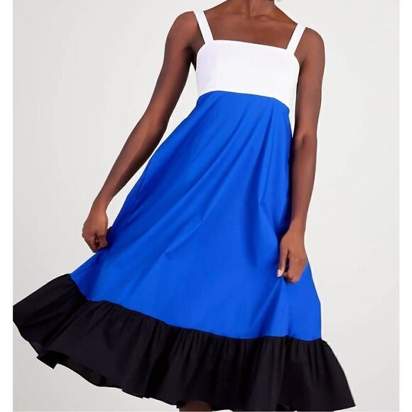 Kate spade Colorblock Al Fresco Midi Dress size XL - Picture 2 of 13